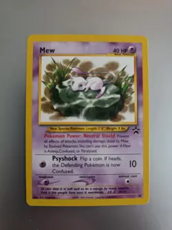 Pokemon TCG Mew Promo Regular Wotc 47/53 Basic 40 HP 2000 - Image 1