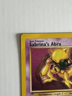 Sabrina's Abra MP - Black Star Promo 19 - Pokemon 2000 WOTC - Image 3