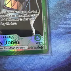 One Piece Card Game TCG Hody Jones OP06-020 Alt Art Leader M/NM Condition - Image 5
