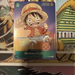 One Piece Card Game - Monkey.D.Luffy P-037 (1st Anniversary Tournament) EN - Image 1