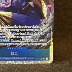 Izo ST22-002 SR One Piece Starter Deck 22: Ace & Newgate Foil. NM. - Image 4