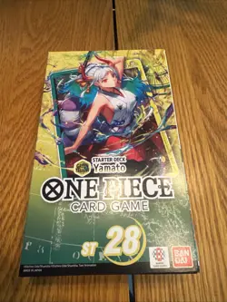 One Piece TCG: Starter Deck ST-28 Yamato Green/Yellow New Sealed English - Image 1