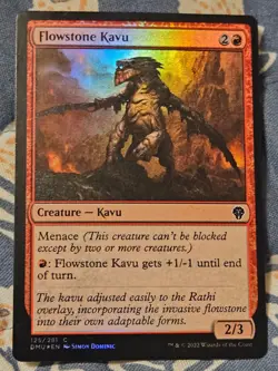 Flowstone Kavu FOIL Dominaria United DMU MTG Magic - Image 1