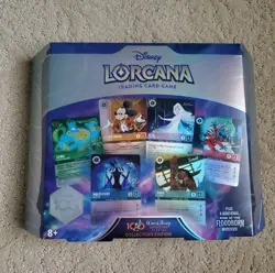 Lorcana Rise of the Floodborn Disney 100 Collector's Edition Gift Set IN HAND - Image 1