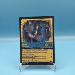Disney Lorcana - Scar - Eerily Prepared 153/204 Whispers in the Well - Foil NM - Image 1