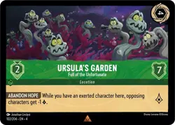 Disney Lorcana - Ursula's Return Ursula's Garden Full of the Unfortunate 102/204 - Image 1