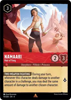 Disney Lorcana TCG - Ursula's Return - Namaari - Heir of Fang - 117/204 - Image 1