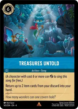 Disney Lorcana TCG - Ursula's Return - Treasures Untold - 165/204 - Image 1