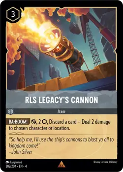 Disney Lorcana TCG - Ursula’s Return - RLS Legacy's Cannon - 202/204 - Image 1
