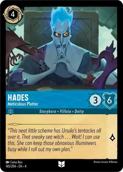 Disney Lorcana TCG - Ursula’s Return - Hades - Meticulous Plotter - 145/204 - Image 1