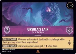 Disney Lorcana TCG - Ursula's Return - Ursula's Lair - Eye of the Storm - 68/204 - Image 1