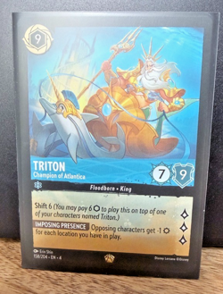 Disney Lorcana Ursula's Return - Triton Champion of Atlantica 158/204 Legendary - Image 2