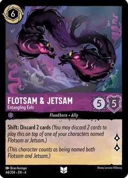 Disney Lorcana TCG - Ursula's Return - Flotsam & Jetsam - Entangling Eel 44/204 - Image 1