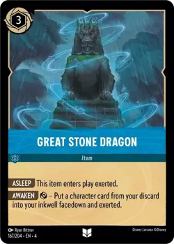 Disney Lorcana TCG - Ursula's Return - Great Stone Dragon - 167/204 - Image 1