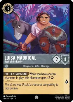 Disney Lorcana TCG Ursula’s Return - Luisa Madrigal - Rock of the Family 184/204 - Image 1