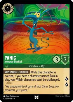 Disney Lorcana TCG - Ursula's Return - Panic - Immortal Sidekick - 82/204 - Image 1
