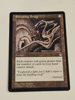 MtG - Ensnaring Bridge Stronghold Regular NM *See Description - Image 1