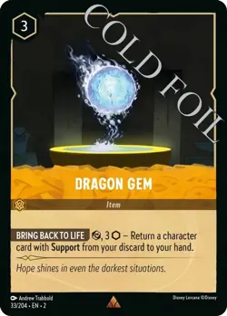 Lorcana Rise of the Floodborn Rare Cold Foil Singles – Pick Your Card NM TCG - Image 3