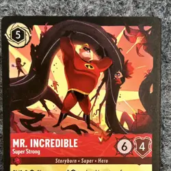 Disney Lorcana Wilds Unknown Mr. Incredible Super Strong 127/204 Legendary NM - Image 3