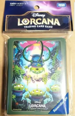 Disney Lorcana Official Card Sleeves Toy Story Aliens Little Green Men Japan - Image 1