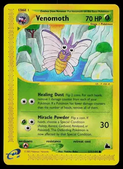 Pokemon Card - Venomoth Skyridge 111/144 Common - Image 1