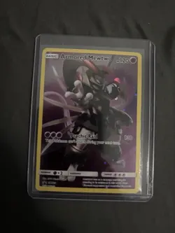Pokemon 2019 TCG Black Star Promo Armored Mewtwo Holo Card SM228 - Image 1