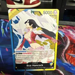 One Piece Boa Hancock OP14-041 Leader Card Nm. - Image 1