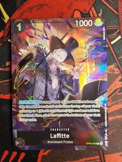 Laffitte OP09-095 Rare Premium Card Collection Best Vol 4 ENGLISH NM One Piece - Image 1