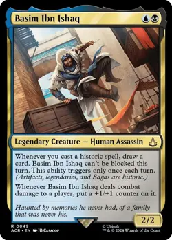 MTG Basim Ibn Ishaq 49 Rare Assassin's Creed - Image 1