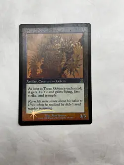 MTG Magic the Gathering English Urza's Destiny - FOIL Thran Golem - read - Image 1