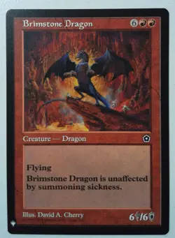 Brimstone Dragon *Rare* Magic MtG x1 Mystery Booster - Image 1