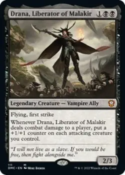 Drana, Liberator of Malakir [DMC - 111]Commander: Dominaria United - Image 1