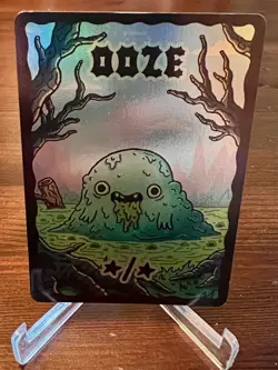 Wizard Of The Barge Magic The Gathering Foil Ooze */* Token Kickstarter - Image 1