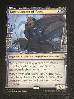 MTG Murders at Karlov Manor Lazav, Wearer of Faces Showcase 0318 NM Rare - Image 1