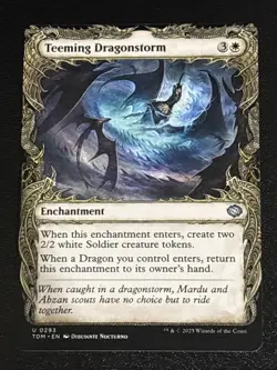 MTG Tarkir: Dragonstorm Teeming Dragonstorm Showcase 0293 NM - Image 1