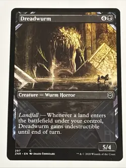 MTG Zendikar Rising Dreadwurm Showcase 297 NM - Image 1