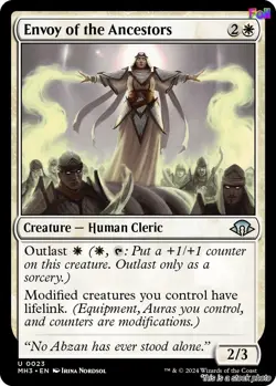MTG Foil Envoy of the Ancestors 23 Modern Horizons 3 NM Magic - Image 1