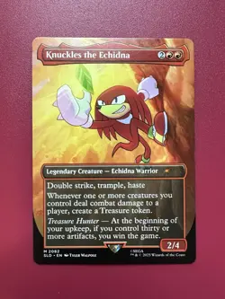 *** Knuckles the Echidna *** Secret Lair NM MTG English - Image 1