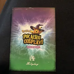 Pikachu Poncho Gold Sparkle Holo Box Hit Cracked Ice Pokemon Goku DBZ - Image 2