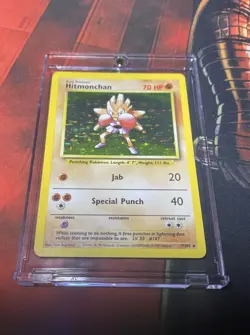 Hitmonchan - 7/102 - Pokemon Base Set Unlimited Holo Rare Card WOTC - NM - Image 4