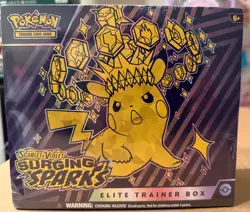 Pokemon TCG Scarlet and Violet Surging Sparks Elite Trainer Box ETB New/Sealed - Image 1