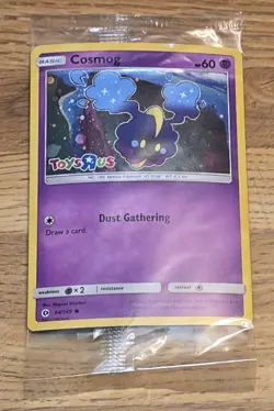 Pokemon TCG Cosmog 064/149 Toys R US Promo 2017 Holo Sealed - Image 1