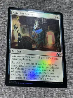 MTG Alacrian Armory FOIL Aetherdrift (DFT) Uncommon Magic Card #0002 NM - Image 1