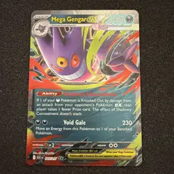 Mega Gengar ex 125/217 Double Rare Ascended Heroes Pokemon Holo Near Mint #LA2 - Image 1