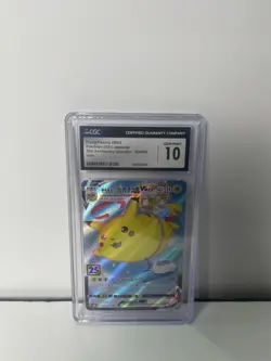 Pokemon TCG Flying Pikachu VMAX Triple Rare Holo S8a 024/028 Japanese CGC 10 - Image 1