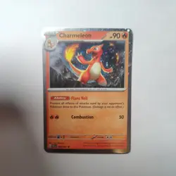 Charmeleon 8/91 Pokemon TCG S&V Paldean Fates Uncommon Cosmos Holo Promo NM - Image 1