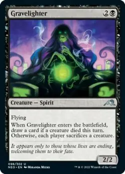 mtg magic gravelighter kamigawa ENGLISH Illuminateur de tombe - Image 1