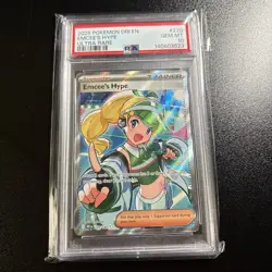 2025 Pokemon Emcee's Hype 220/182 Destined Rivals PSA 10 Ultra Rare Holo ENG - Image 1