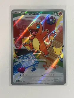 2025 Pokemon MEP Black Star Promos Charmander #038 - Image 1