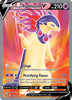 Hisuian Typhlosion V 169/189 Ultra Rare Astral Radiance NM/M Pokemon - Image 4